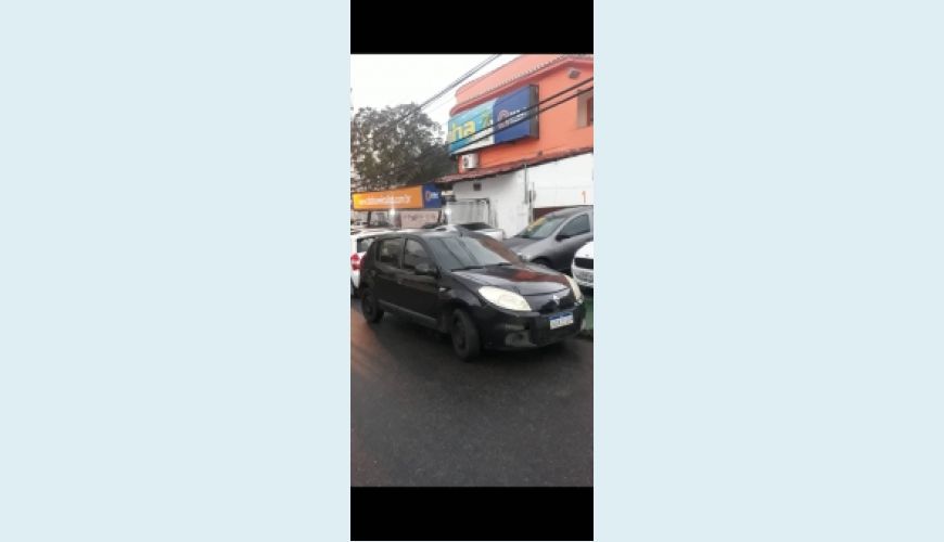 RENAULT SANDERO 1.6 EXPRESSION 16V FLEX 4P - AZUL - 2012 Foto 2 (Grande)