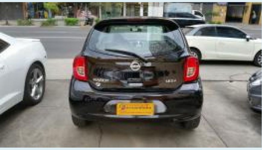 NISSAN MARCH 1.6 SV 16V FLEX 4P - PRETO - 2016 Foto 2 (Grande)