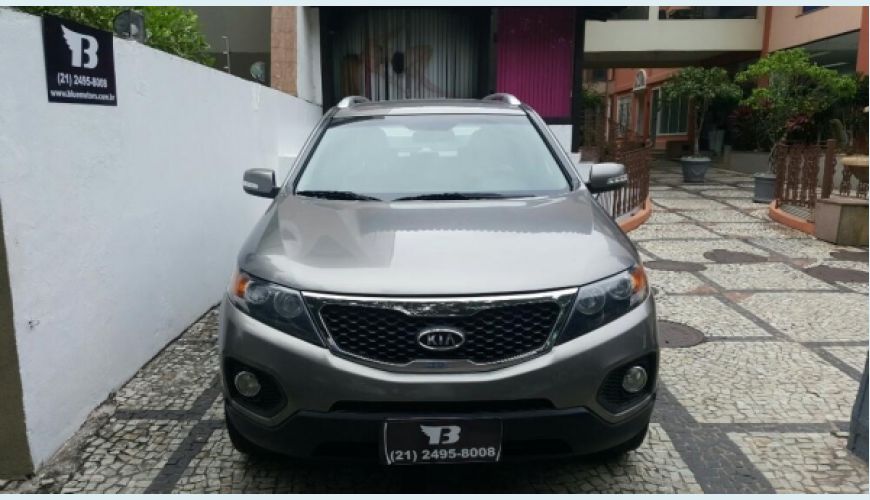 KIA SORENTO 2.4 S.253 4X2 16V 4P AUT. - CINZA - 2012 Foto 2 (Grande)