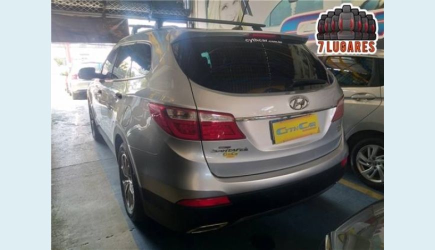 HYUNDAI GRAND SANTA FÉ 3.3 MPFI V6 4WD 4P AUT. - PRATA - 2015 Foto 2 (Grande)