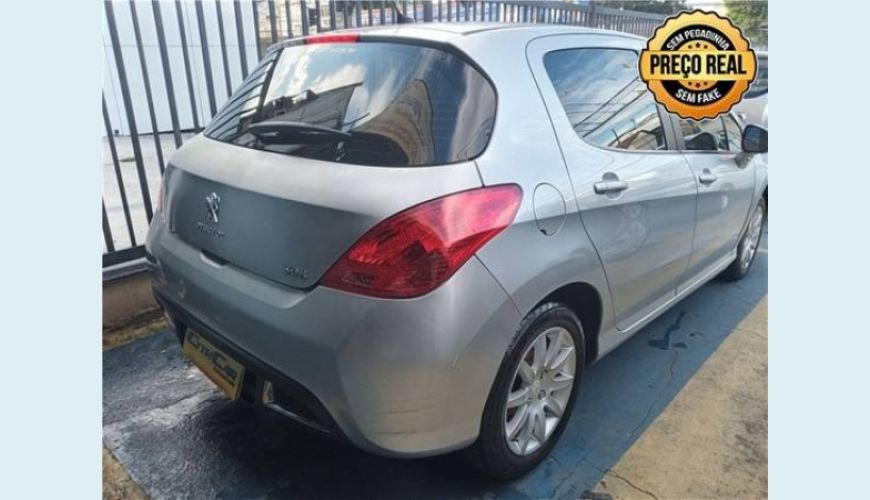 PEUGEOT 308 1.6 ALLURE 16V FLEX 4P - PRATA - 2013 Foto 2 (Grande)