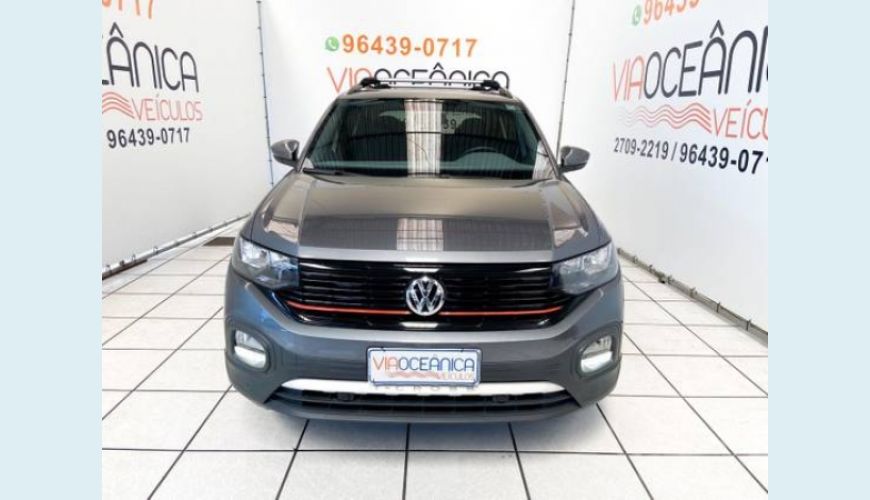 VOLKSWAGEN T-CROSS 1.0 200 TSI TOTAL FLEX AUT. - CINZA - 2020 Foto 2 (Grande)