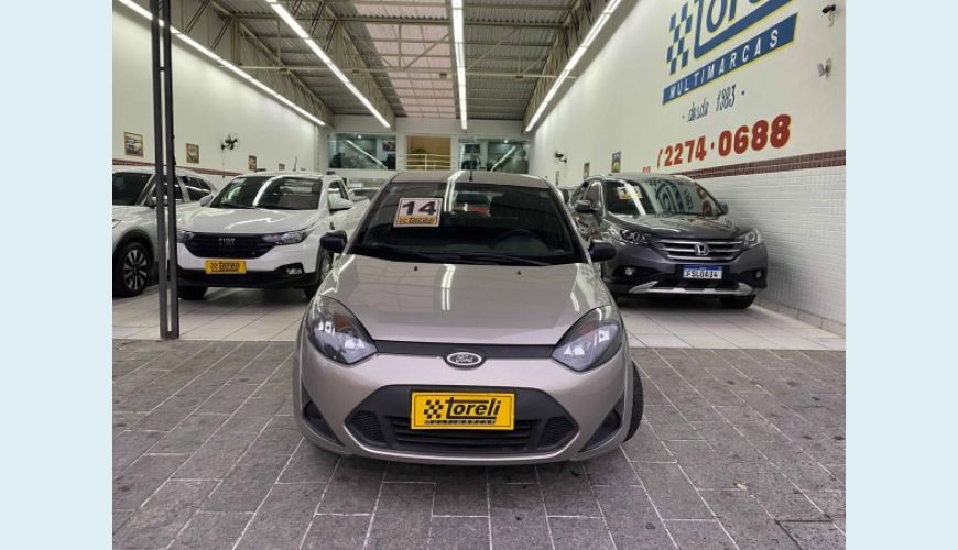 FORD FIESTA 1.0 ROCAM HATCH 8V FLEX 4P - PRATA - 2014 Foto 2 (Grande)