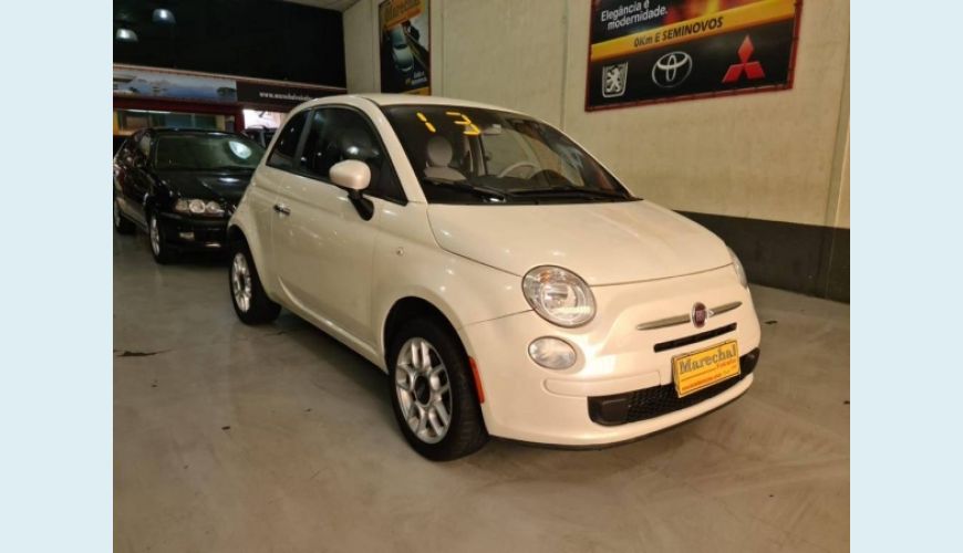 FIAT 500 1.4 CULT 8V FLEX 2P AUT. - BRANCO - 2013 Foto 2 (Grande)