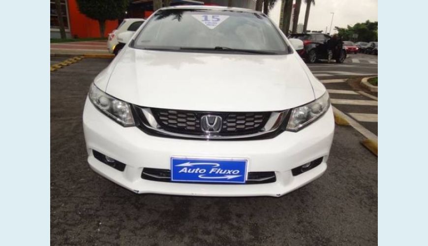 HONDA CIVIC 2.0 LXR 16V FLEX 4P AUT. - BRANCO - 2015 Foto 2 (Grande)