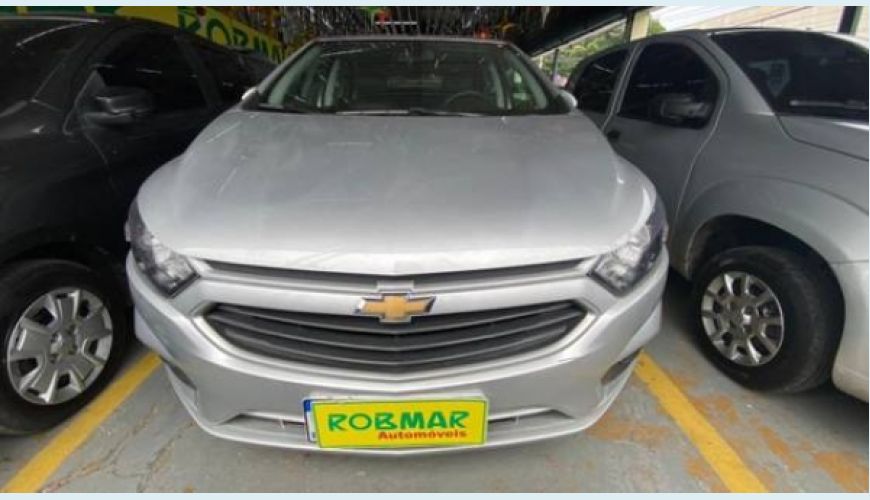 CHEVROLET ONIX 1.0 MPFI LT 8V FLEX 4P - PRATA - 2019 Foto 2 (Grande)