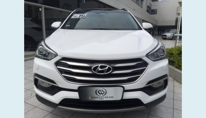 HYUNDAI SANTA FÉ 3.3 MPFI 4X4 7 LUGARES V6 270CV 4P AUT. - BRANCO - 2019 Foto 2 (Grande)
