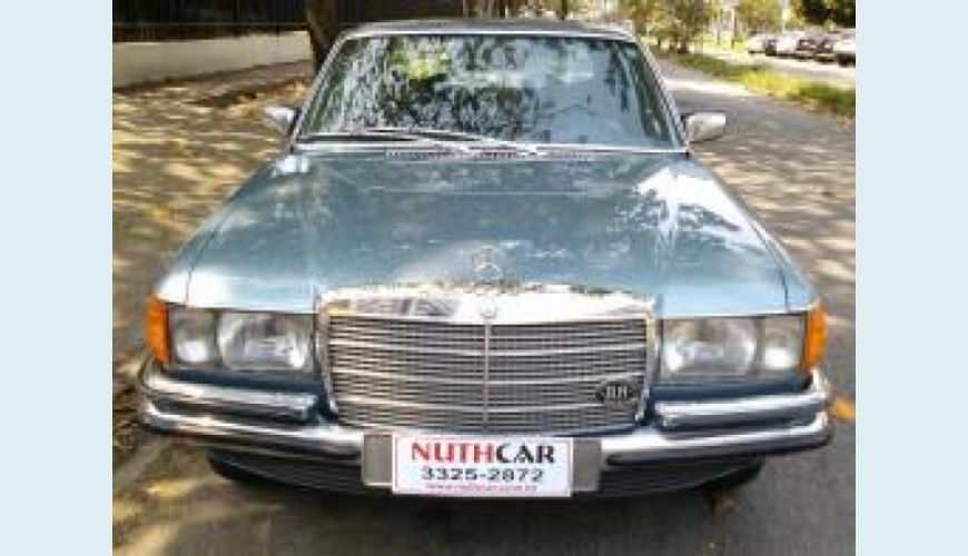 MERCEDES-BENZ 350 SE 3.5 V8 4P AUT. - AZUL - 1977 Foto 2 (Grande)