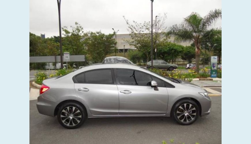 HONDA CIVIC 2.0 LXR 16V FLEX 4P AUT. - CINZA - 2015 Foto 2 (Grande)