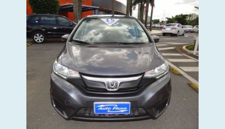 HONDA FIT 1.5 LX 16V FLEX 4P AUT. - CINZA - 2015 Foto 2 (Grande)