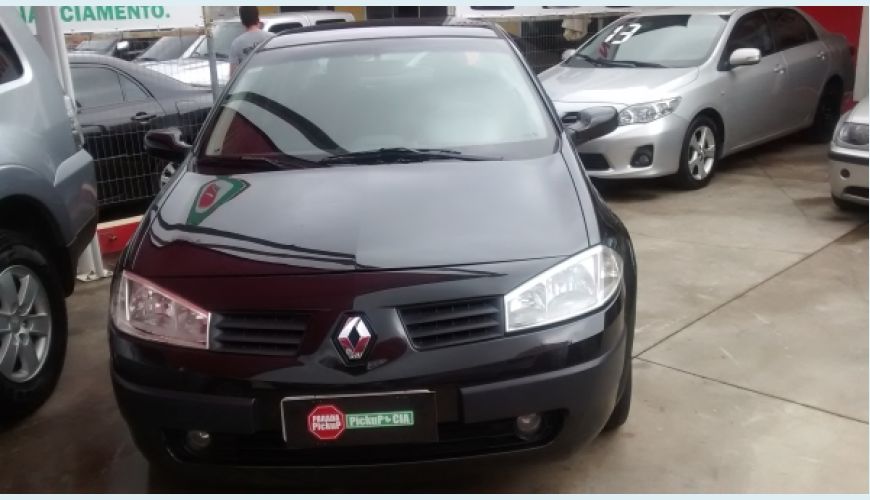 RENAULT MEGANE 1.6 EXPRESSION 16V FLEX 4P - PRETO - 2011 Foto 2 (Grande)