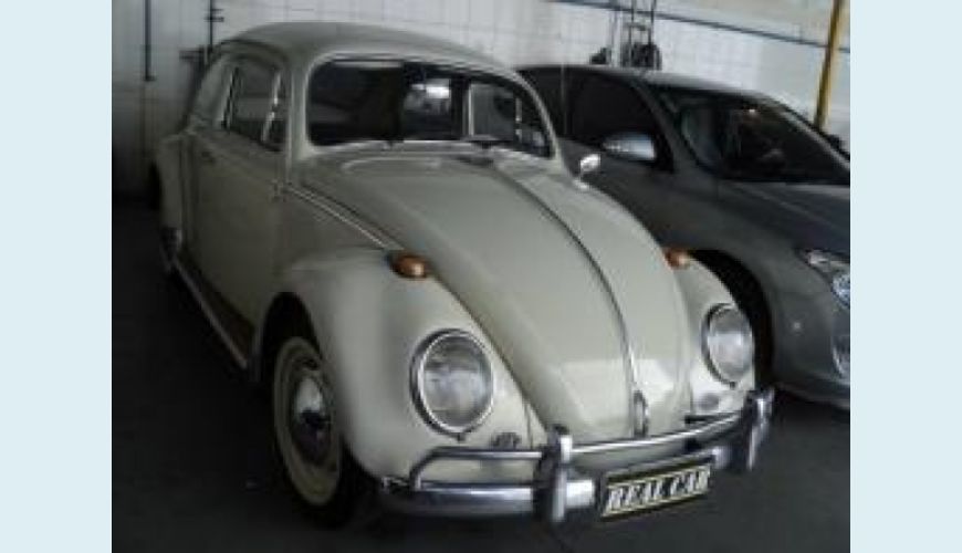 VOLKSWAGEN FUSCA 1.3 8V 2P - BRANCO - 1968 Foto 2 (Grande)