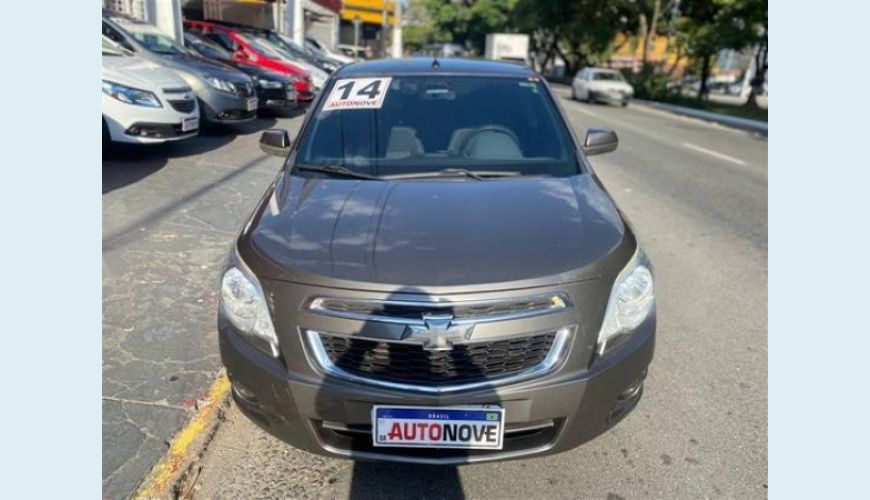 CHEVROLET COBALT 1.8 MPFI LT 8V FLEX 4P - CINZA - 2014 Foto 2 (Grande)