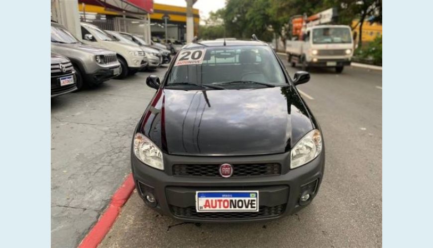 FIAT STRADA 1.4 MPI FREEDOM CS 8V FLEX 2P - PRETO - 2020 Foto 2 (Grande)