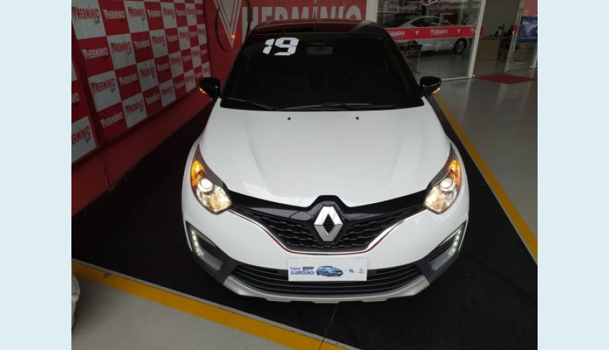 RENAULT CAPTUR 1.6 16V SCE FLEX ZEN X-TRONIC - BRANCO - 2019 Foto 2 (Grande)