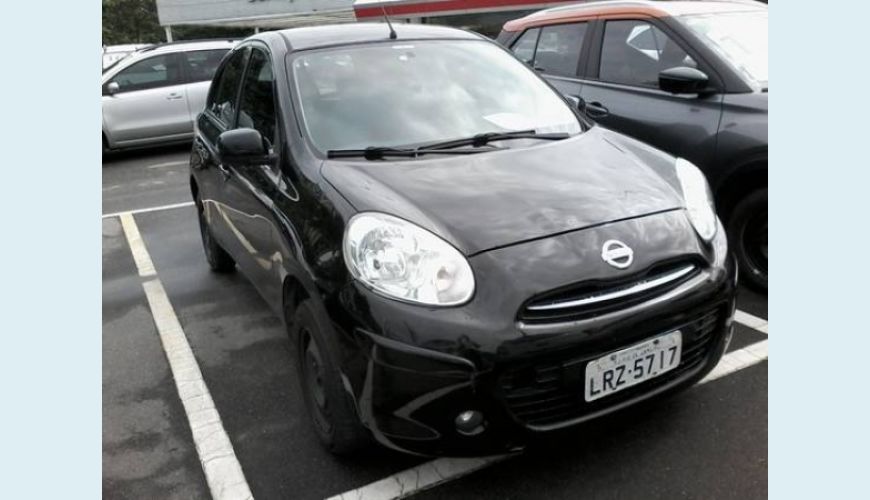 NISSAN MARCH 1.0 S 16V FLEX 4P - PRETO - 2014 Foto 2 (Grande)