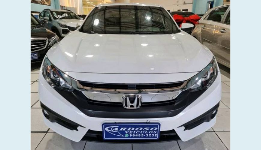 HONDA CIVIC 2.0 16V FLEXONE EXL 4P CVT - BRANCO - 2019 Foto 2 (Grande)