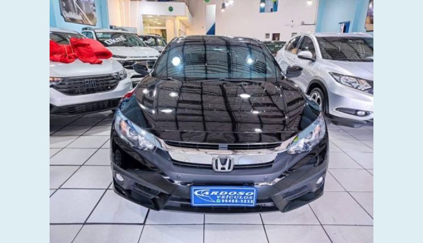 HONDA CIVIC 2.0 16V FLEXONE EXL 4P CVT - PRETO - 2019 Foto 2 (Grande)