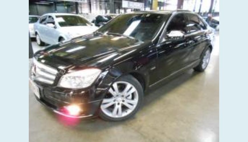 MERCEDES-BENZ C 280 3.0 AVANTGARDE V6 4P AUT. - PRETO - 2008 Foto 2 (Grande)