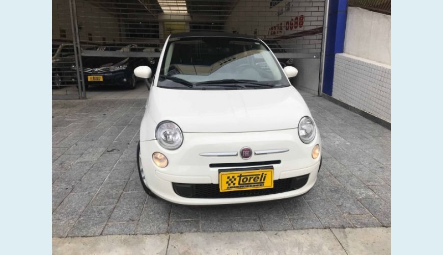 FIAT 500 1.4 CABRIO 8V FLEX 2P AUT. - BRANCO - 2015 Foto 2 (Grande)