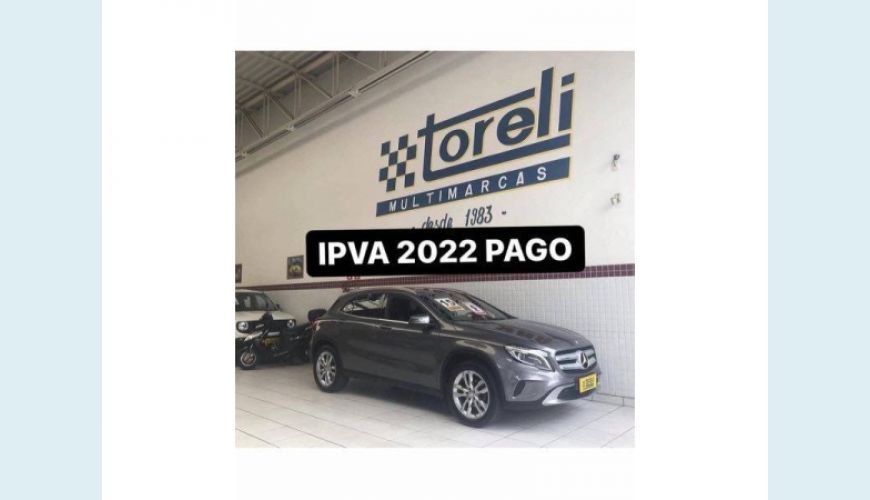 MERCEDES-BENZ GLA 200 1.6 CGI ADVANCE 16V TURBO 4P AUT. - CINZA - 2015 Foto 2 (Grande)