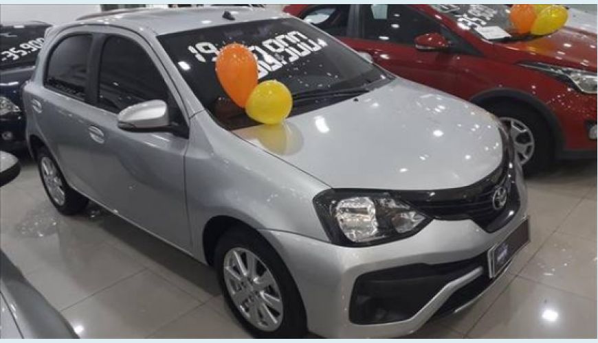 TOYOTA ETIOS 1.5 X PLUS 16V FLEX 4P AUT. - PRATA - 2019 Foto 2 (Grande)