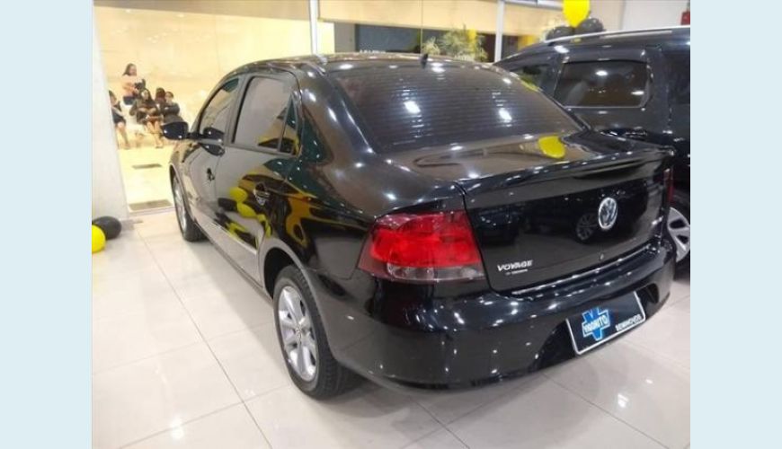VOLKSWAGEN VOYAGE 1.6 MI COMFORTLINE I-MOTION 8V FLEX 4P AUT. - PRETO - 2011 Foto 2 (Grande)