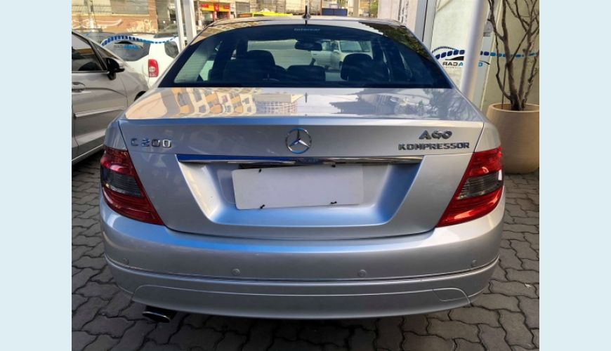 MERCEDES-BENZ C 200 K 1.8 AVANTGARDE KOMPRESSOR 4P AUT. - PRATA - 2010 Foto 2 (Grande)