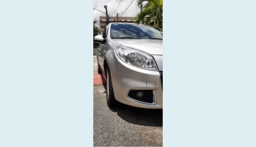 RENAULT SANDERO 1.6 PRIVILÉGE 16V FLEX 4P AUT. - PRATA - 2012 Foto 2 (Grande)