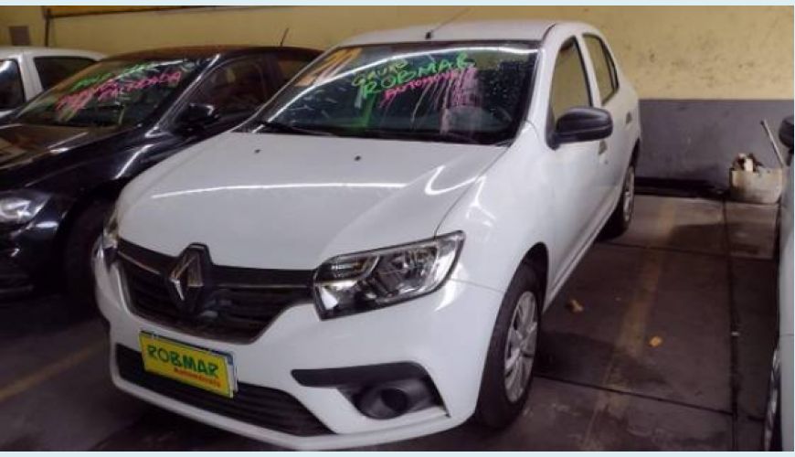 RENAULT LOGAN 1.0 12V SCE FLEX LIFE - BRANCO - 2020 Foto 2 (Grande)