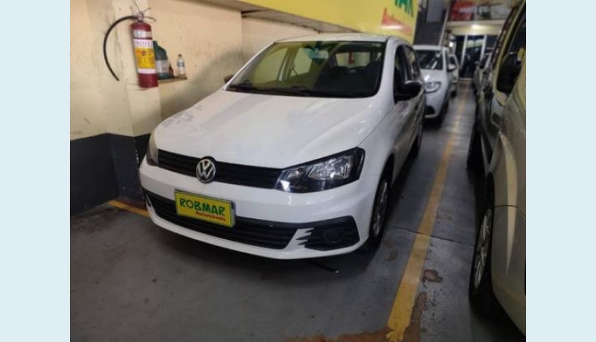 VOLKSWAGEN GOL 1.0 12V MPI TOTALFLEX TRENDLINE 4P - BRANCO - 2017 Foto 2 (Grande)