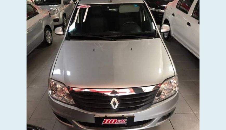 RENAULT LOGAN 1.6 EXPRESSION 8V FLEX 4P - PRATA - 2011 Foto 2 (Grande)