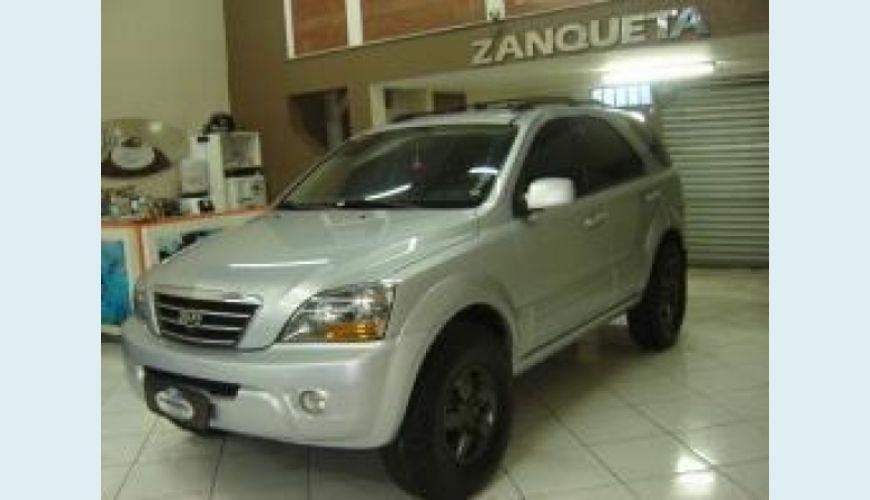 KIA SORENTO 2.5 EX 4X4 16V TURBO INTERCOOLER DIESEL 4P AUT. - PRATA - 2007 Foto 2 (Grande)