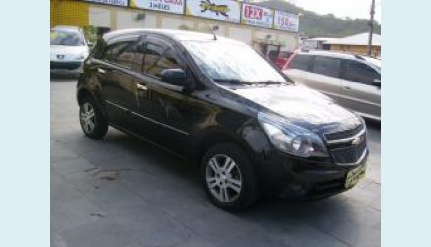 CHEVROLET AGILE 1.4 MPFI LTZ 8V FLEX 4P - PRETO - 2013 Foto 2 (Grande)