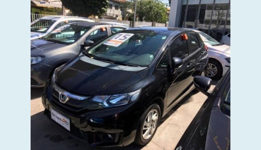 HONDA FIT 1.5 LX 16V FLEX 4P - PRETO - 2015 Foto 2 (Grande)