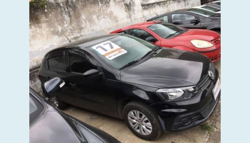 VOLKSWAGEN GOL 1.0 12V MPI TOTALFLEX TRENDLINE 2P - PRETO - 2017 Foto 2 (Grande)