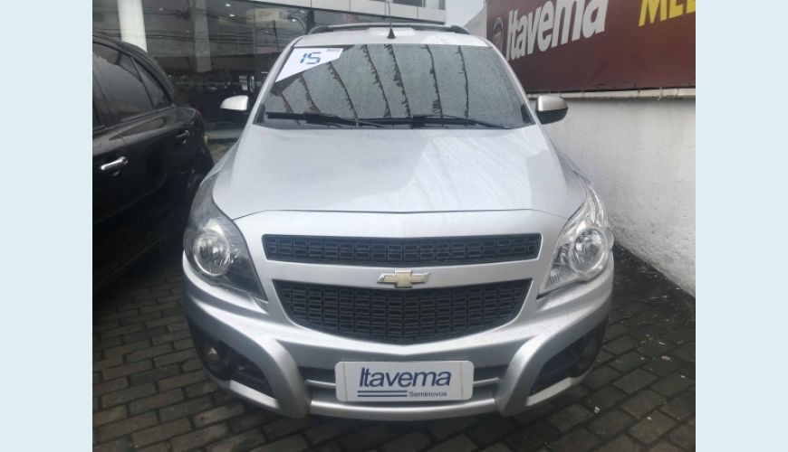 CHEVROLET MONTANA 1.4 MPFI SPORT CS 8V FLEX 2P - PRATA - 2015 Foto 2 (Grande)