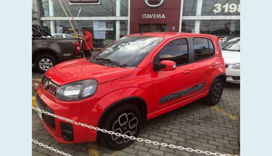 FIAT UNO 1.4 EVO SPORTING 8V FLEX 4P AUT. - VERMELHO - 2016 Foto 2 (Grande)