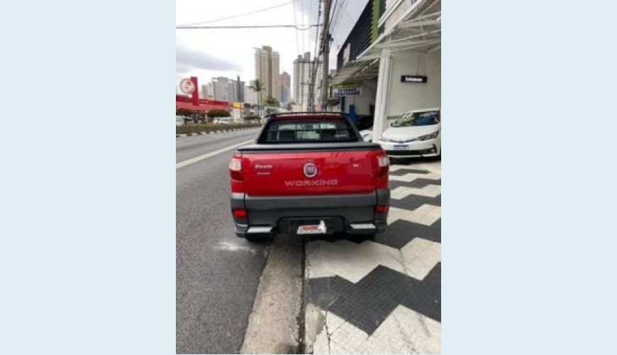 FIAT STRADA 1.4 MPI WORKING CD 8V FLEX 3P - VERMELHO - 2016 Foto 2 (Grande)