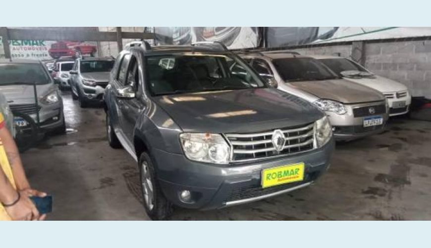 RENAULT DUSTER 1.6 DYNAMIQUE 4X2 16V FLEX 4P - CINZA - 2014 Foto 2 (Grande)