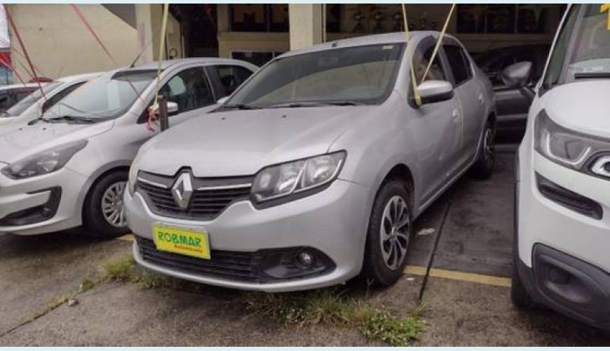 RENAULT LOGAN 1.6 EXPRESSION 8V FLEX 4P - PRATA - 2014 Foto 2 (Grande)