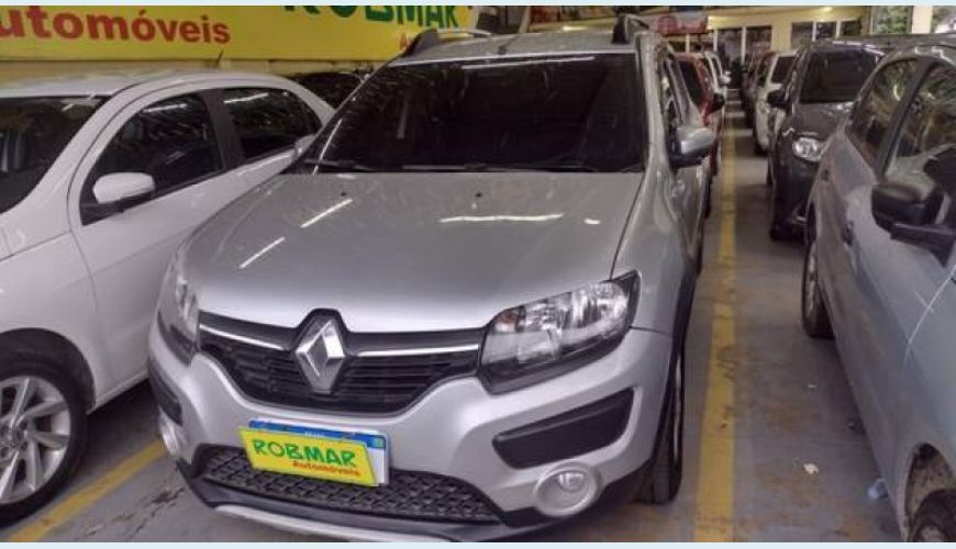 RENAULT SANDERO 1.6 STEPWAY 8V FLEX 4P - PRATA - 2017 Foto 2 (Grande)