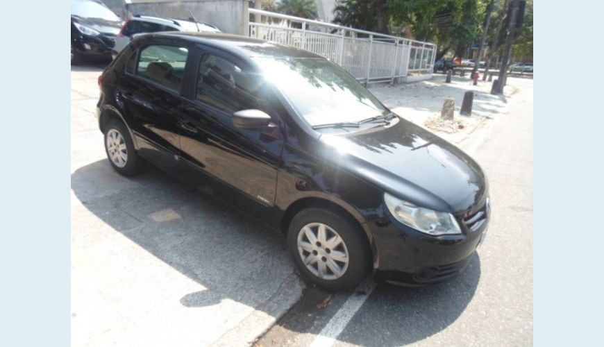 VOLKSWAGEN GOL 1.0 MI 8V FLEX 4P G.V - PRETO - 2012 Foto 2 (Grande)