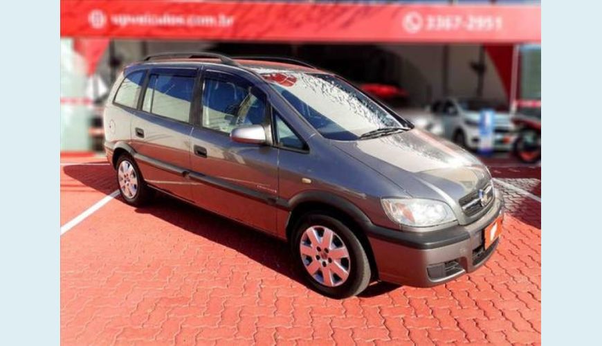 CHEVROLET ZAFIRA 2.0 MPFI EXPRESSION 8V FLEX 4P AUT. - CINZA - 2011 Foto 2 (Grande)