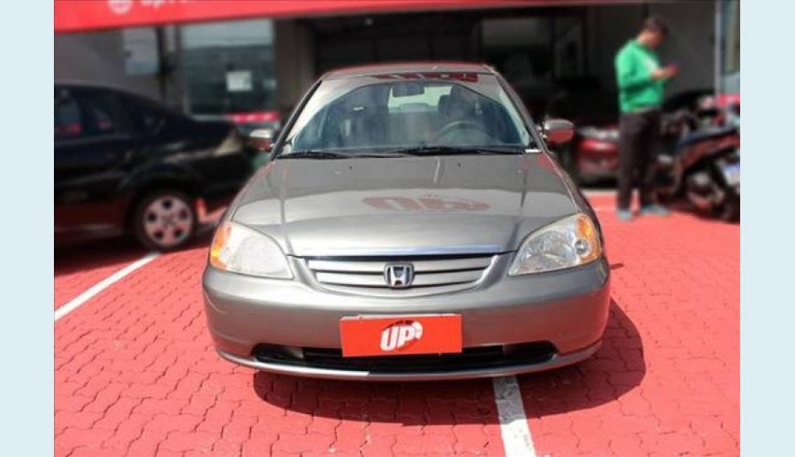 HONDA CIVIC 1.7 LX 16V 4P - PRATA - 2002 Foto 2 (Grande)