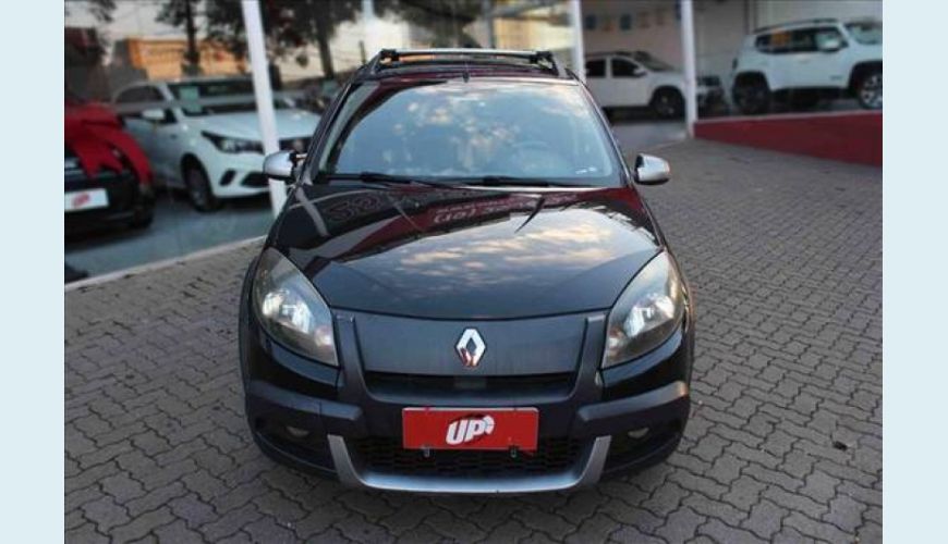 RENAULT SANDERO 1.6 STEPWAY 16V FLEX 4P - PRETO - 2012 Foto 2 (Grande)