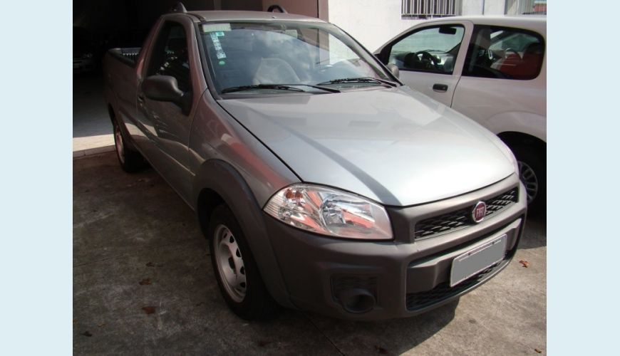 FIAT STRADA 1.4 MPI WORKING CS 8V FLEX 2P - CINZA - 2015 Foto 2 (Grande)