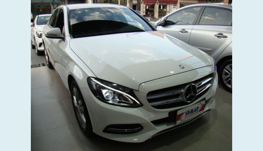 MERCEDES-BENZ C 180 1.6 CGI EXCLUSIVE 16V TURBO 4P AUT. - BRANCO - 2016 Foto 2 (Grande)
