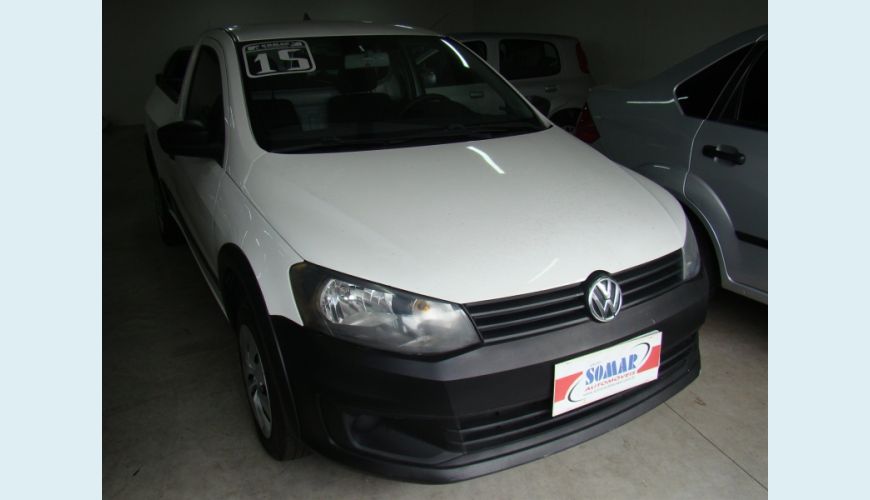 VOLKSWAGEN SAVEIRO 1.6 MI CS 8V FLEX 2P G.VI - BRANCO - 2015 Foto 2 (Grande)
