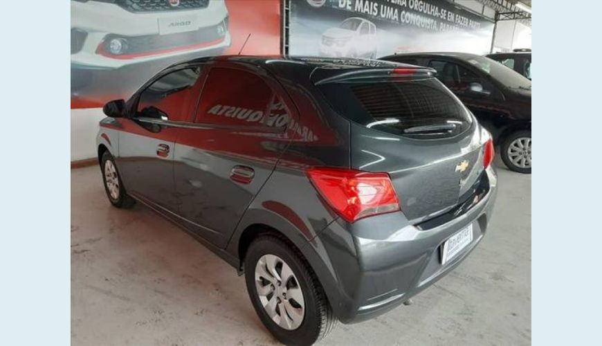 CHEVROLET ONIX 1.0 MPFI LT 8V FLEX 4P - CINZA - 2017 Foto 2 (Grande)